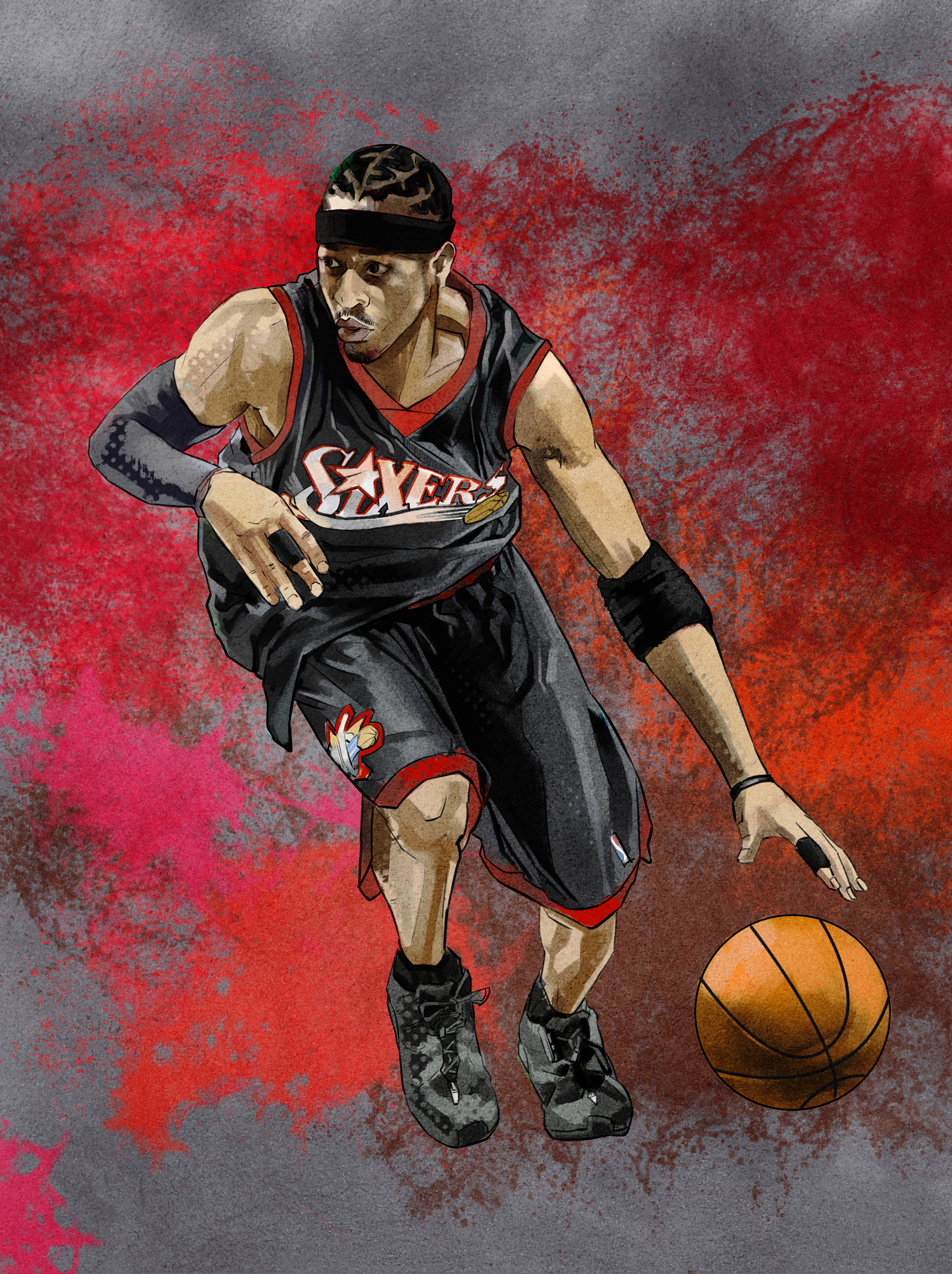 A组决赛中 A组决赛中